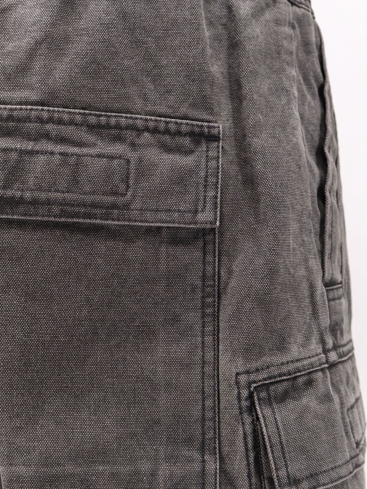 DRKSHDW Men's Cotton Double Cargo Jumbo Beas Trousers GRAVEL