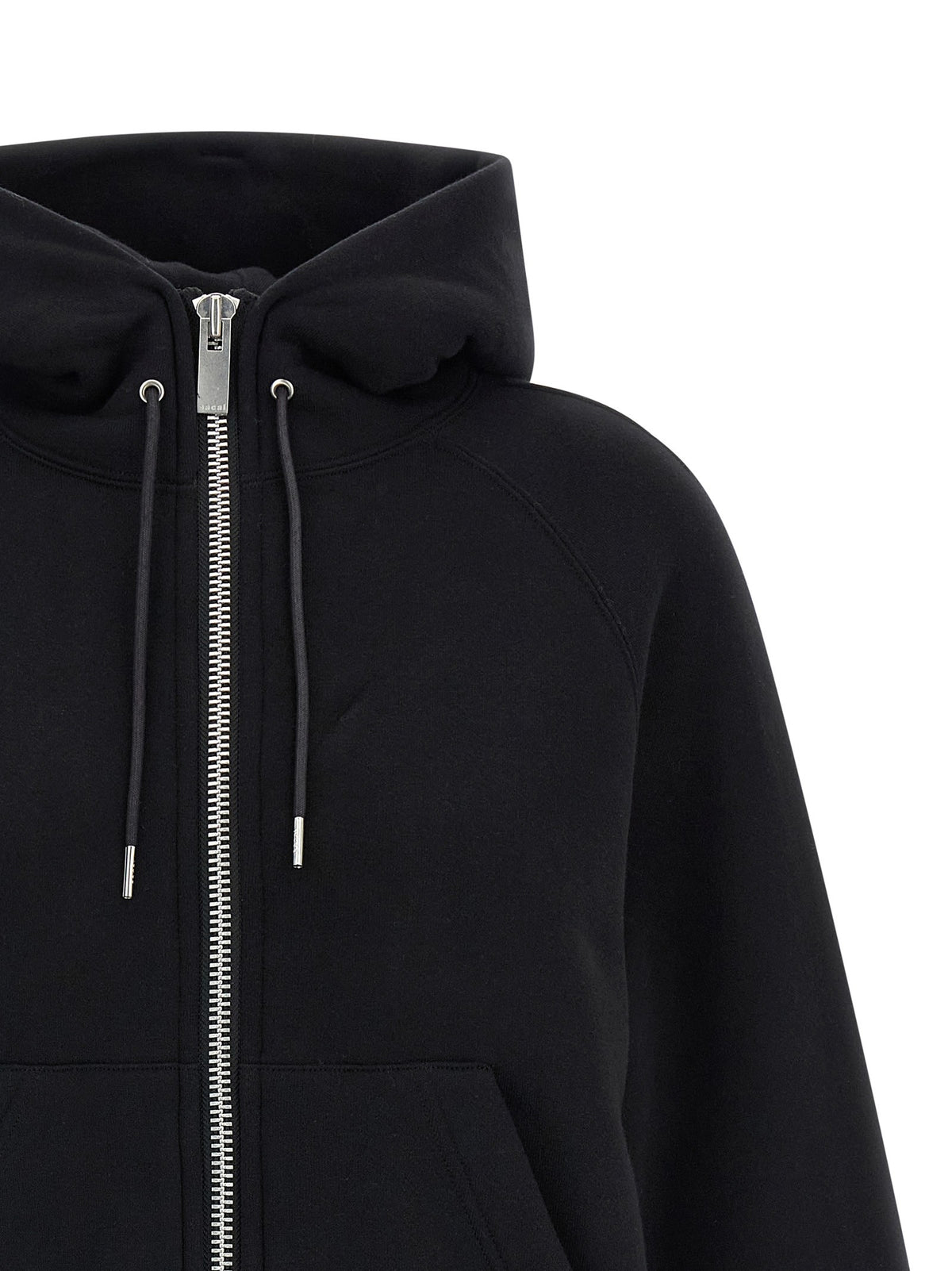 Sacai Cotton Hoodie Black