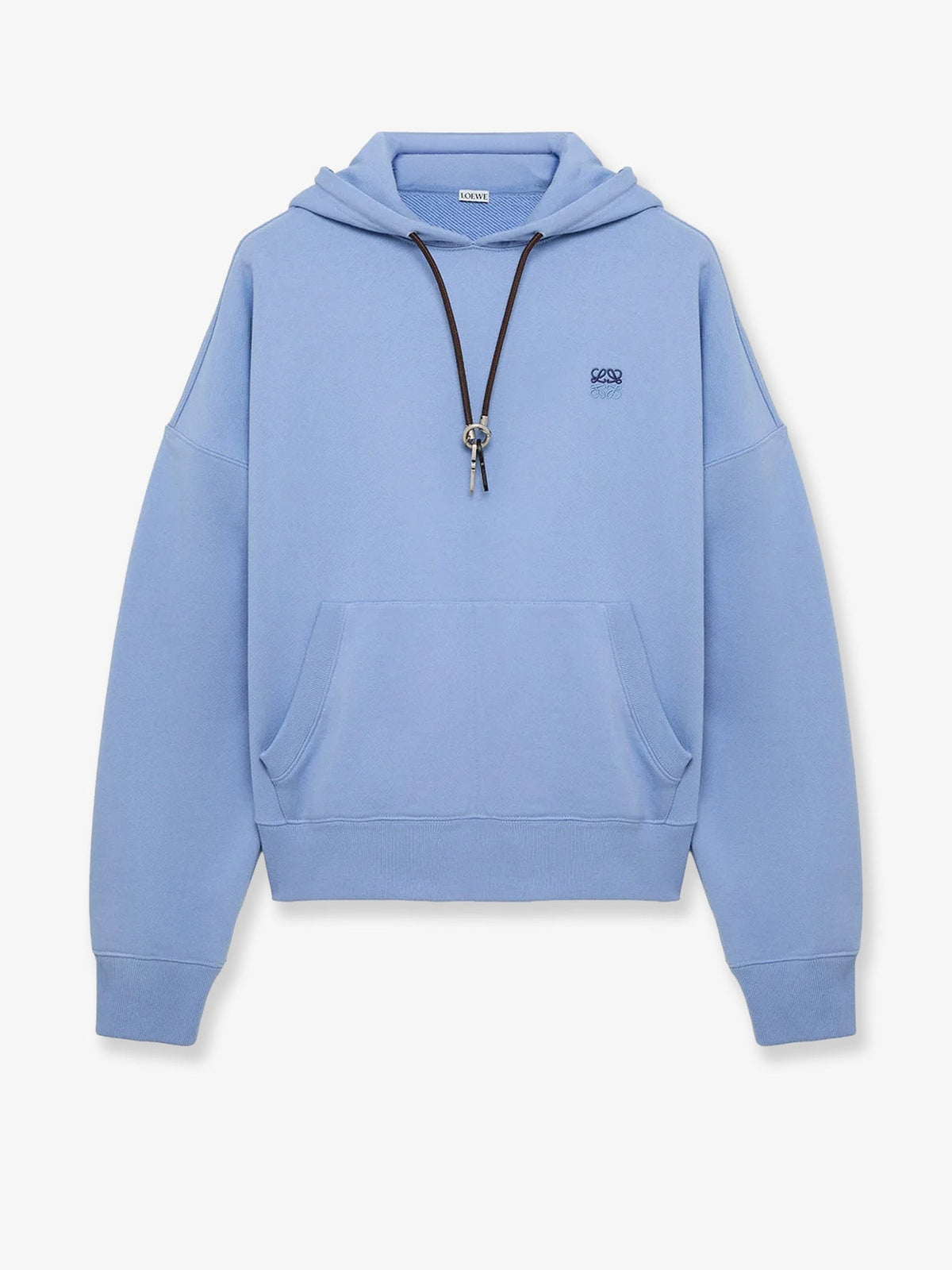 Loewe Men's Cotton Hoodie Blue