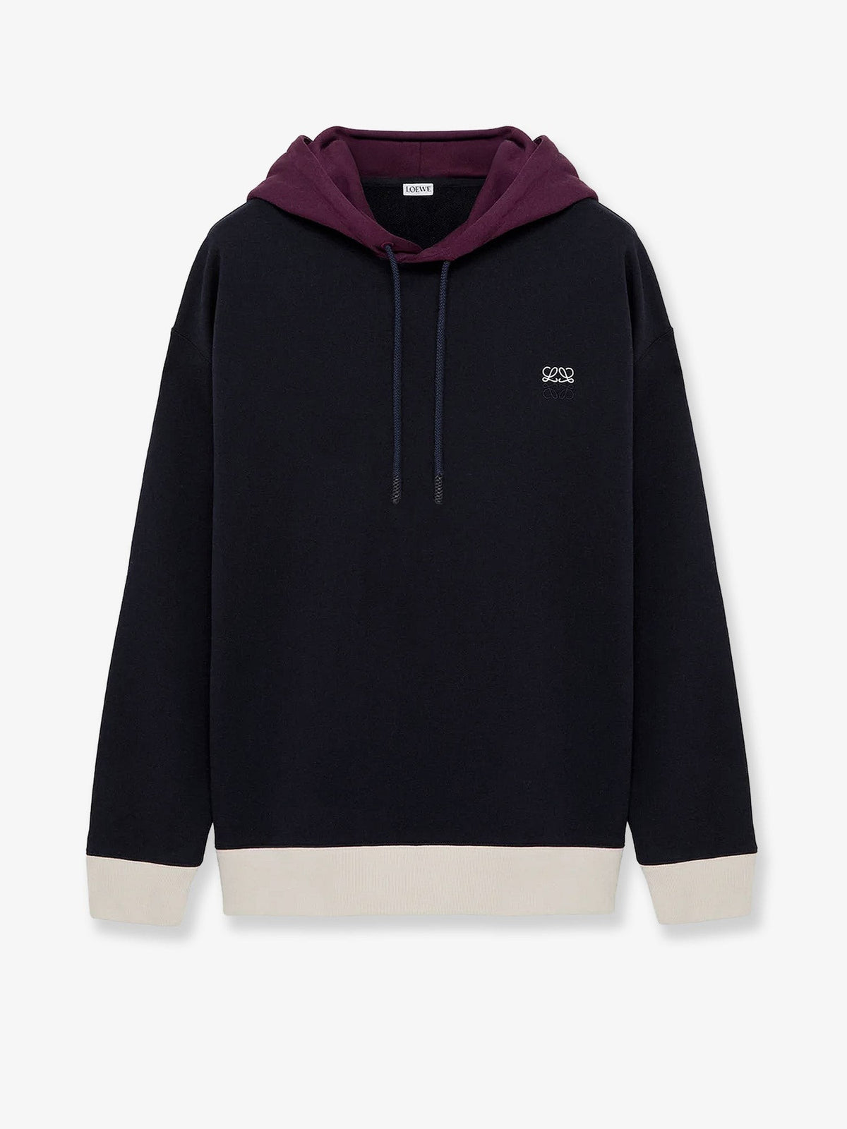 Loewe Men's Cotton Hoodie Blue