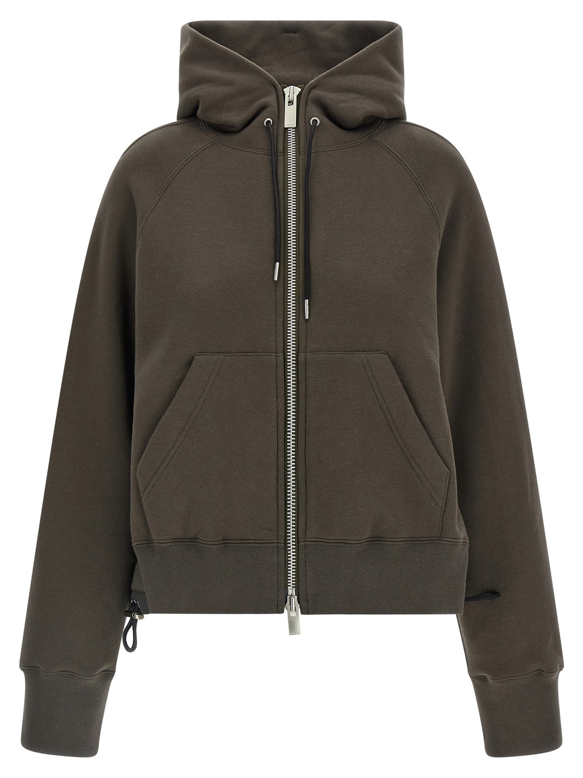 Sacai Cotton Hoodie Green