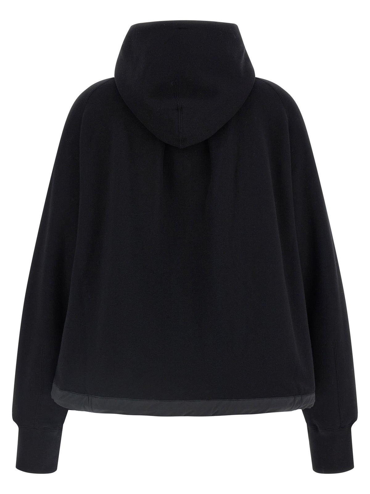 Sacai Cotton Hoodie Black