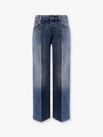 Gucci Women's Cotton Jeans Blue