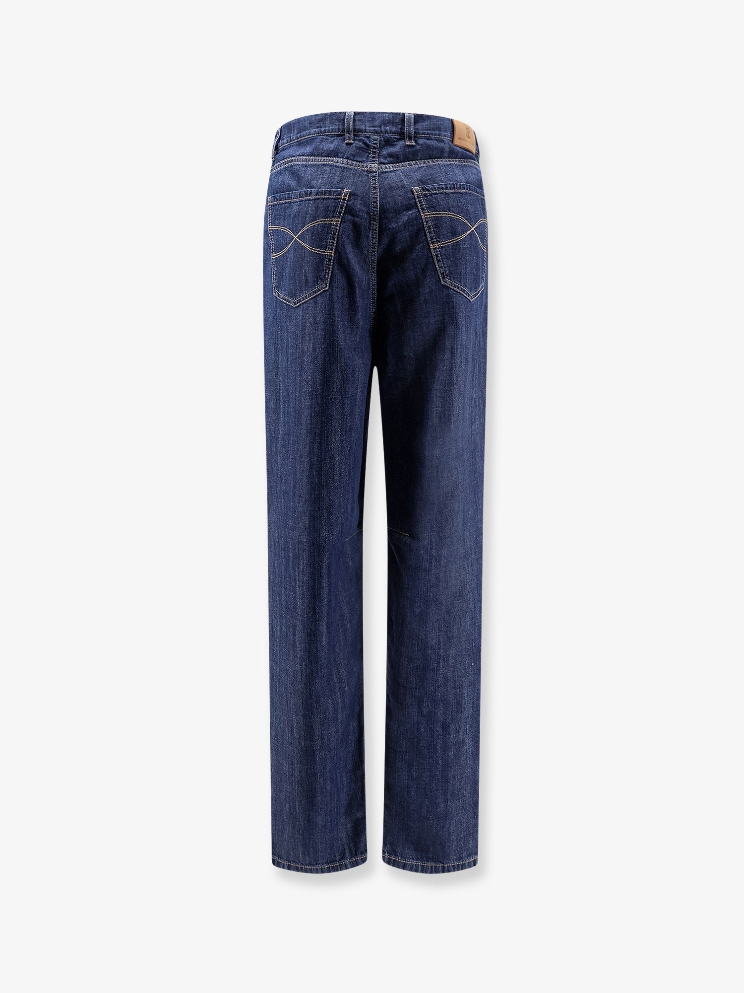 Brunello Cucinelli Men's Denim Pants Blue