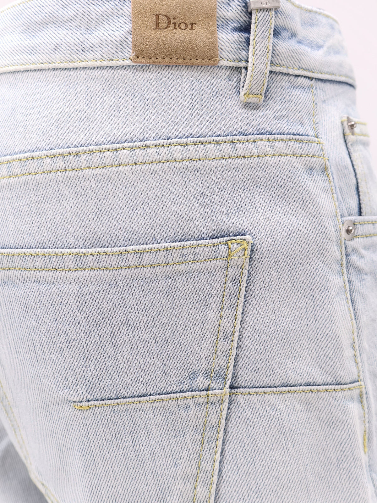 Dior Women's Cotton Jeans Grey