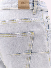 Dior Women's Cotton Jeans Grey