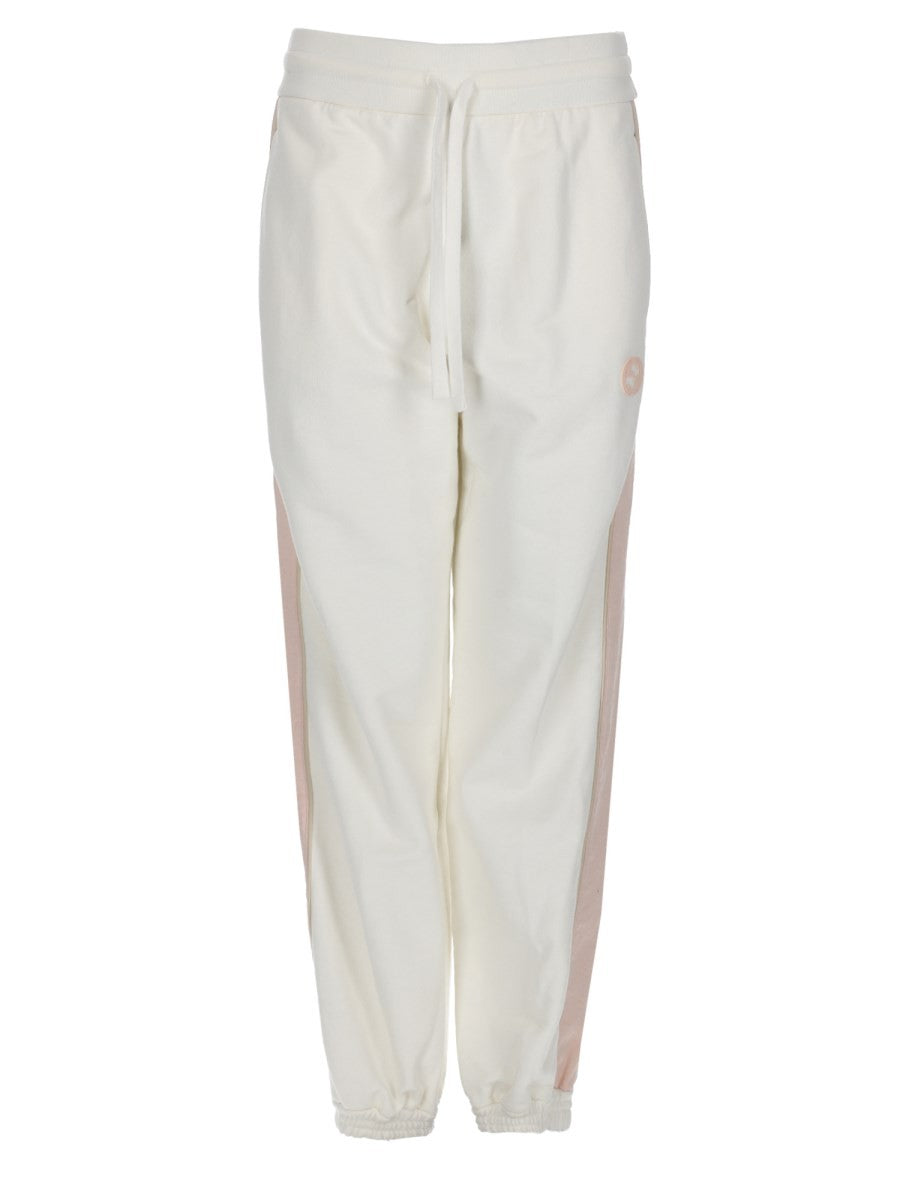 Gucci Women's Cotton Jersey Trackpant White