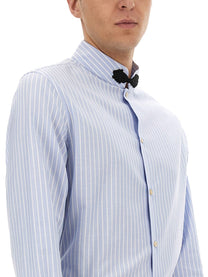 Valentino Men's Cotton Oxford Shirt Blue