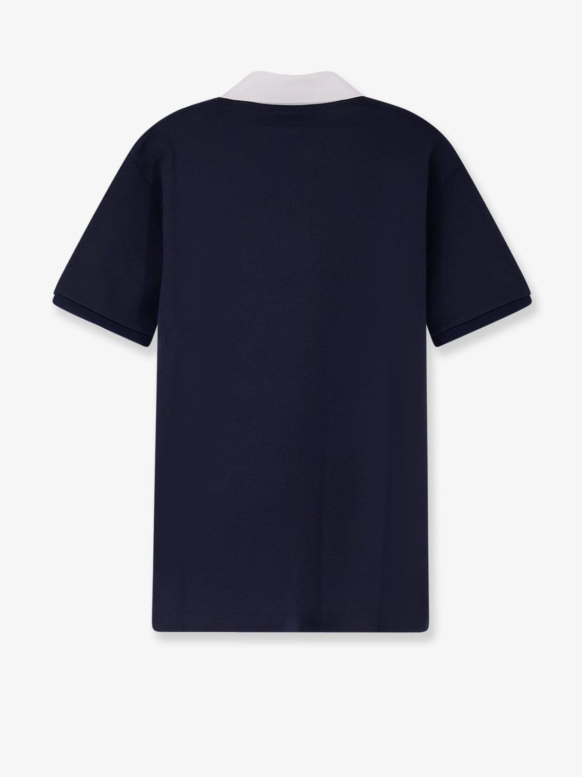Gucci Men's Contrast Collar Polo Shirt Blue