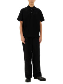 Givenchy Men's Cotton Polo Black