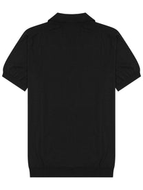 Drumohr Men's Cotton Polo Black