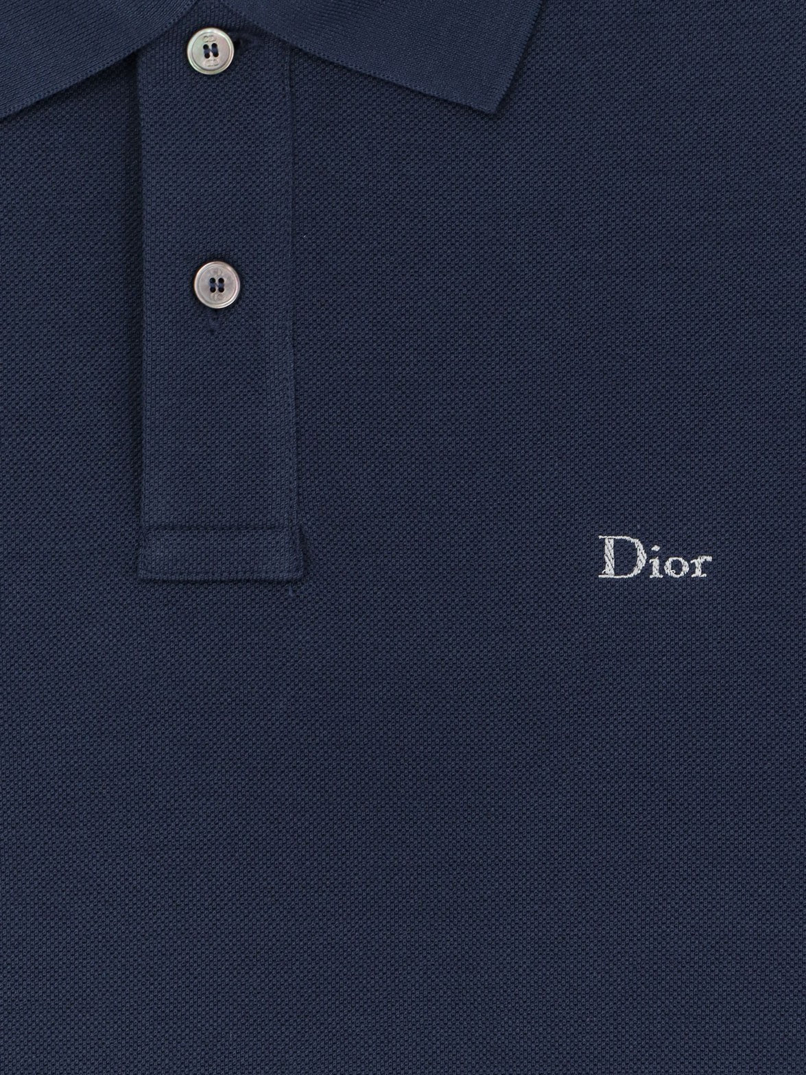 Dior Men's Cotton Polo Blue