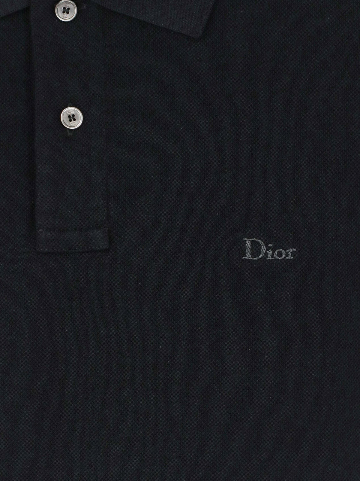 Dior Men's Cotton Polo Black