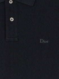 Dior Men's Cotton Polo Black