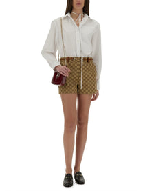 Gucci Women's Cotton Poplin Shirt White