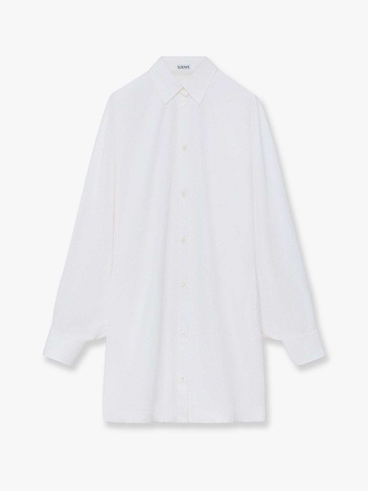 Loewe Women's Cotton Shirt Dress White