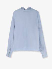 Alysi Women's Cotton Shirt Cielo