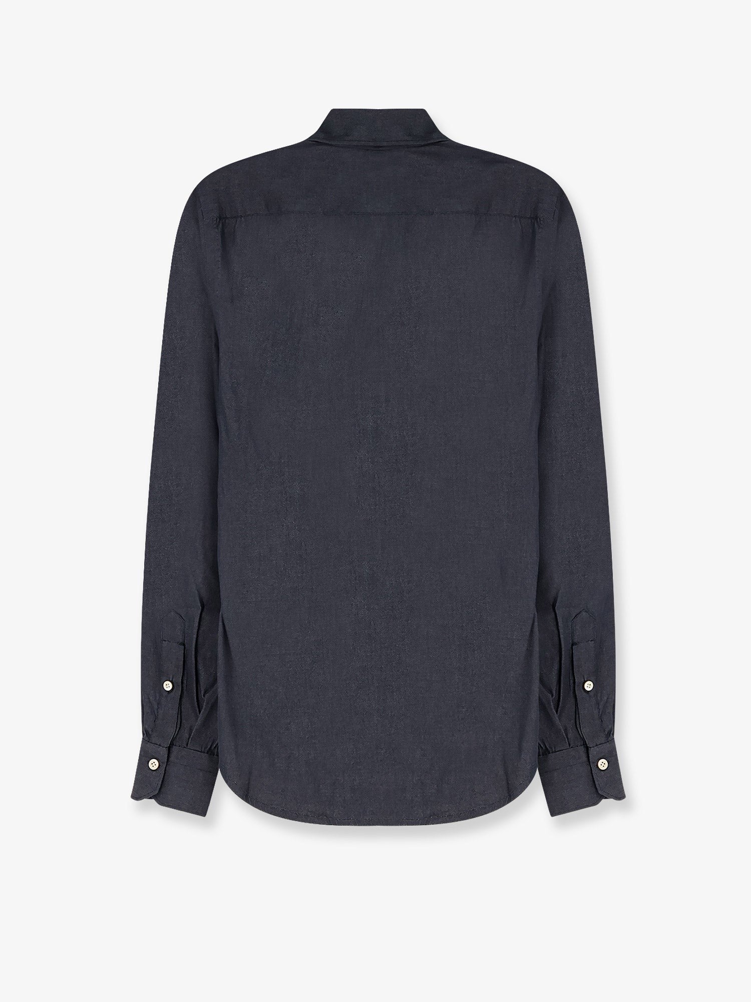 Kiton Men's Cotton Shirt Black