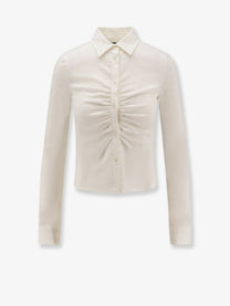 Balenciaga Women's Curling Shirt White