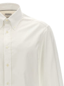 Brunello Cucinelli Cotton Shirt White