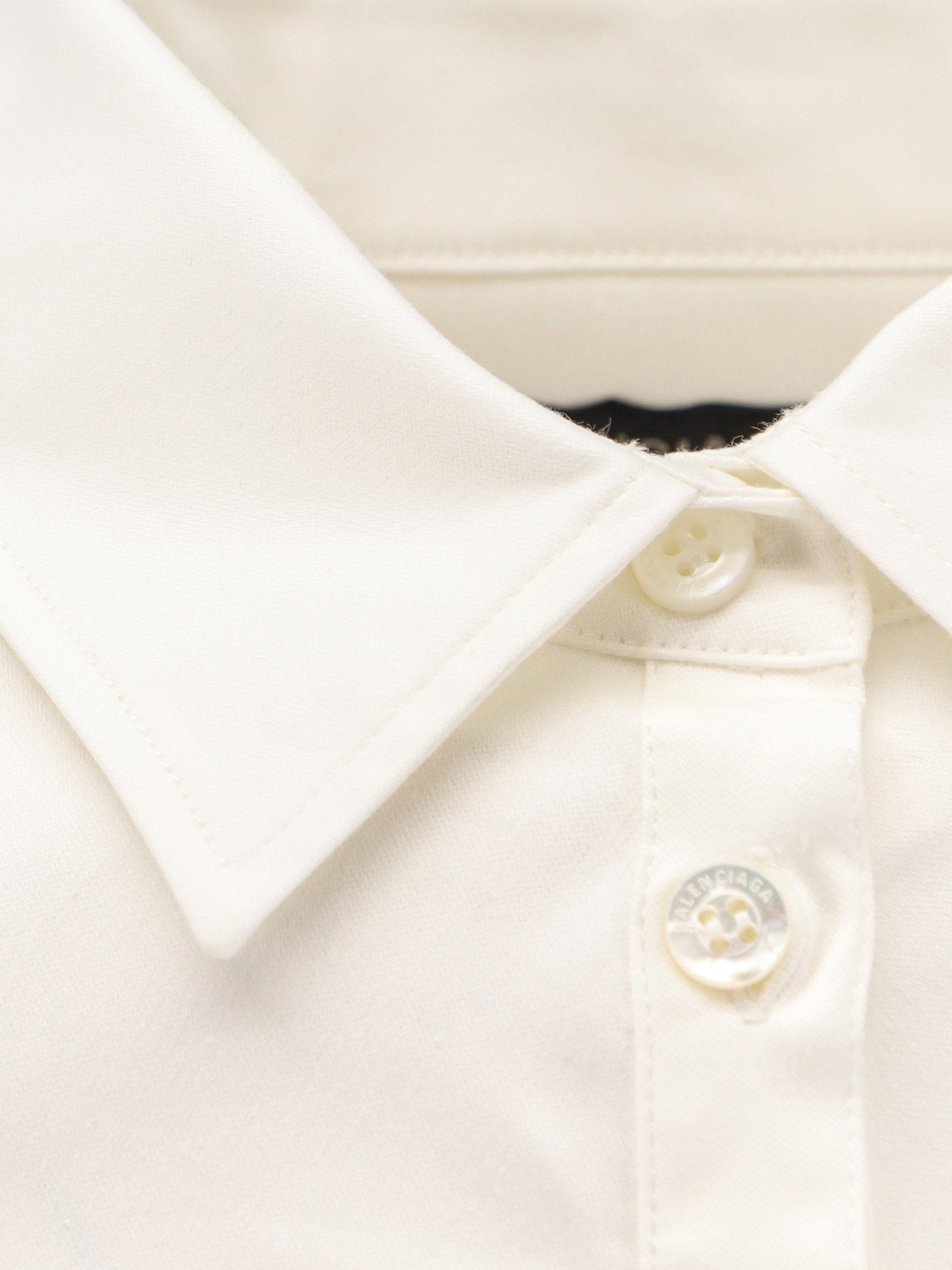 Balenciaga Women's Curling Shirt White