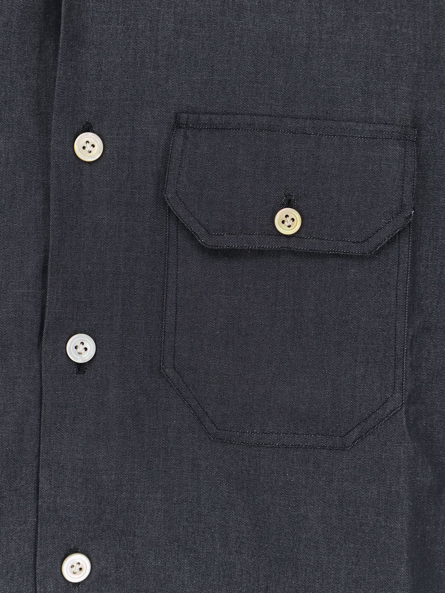 Kiton Men's Cotton Shirt Black