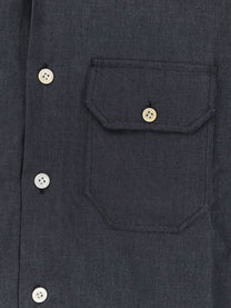 Kiton Men's Cotton Shirt Black