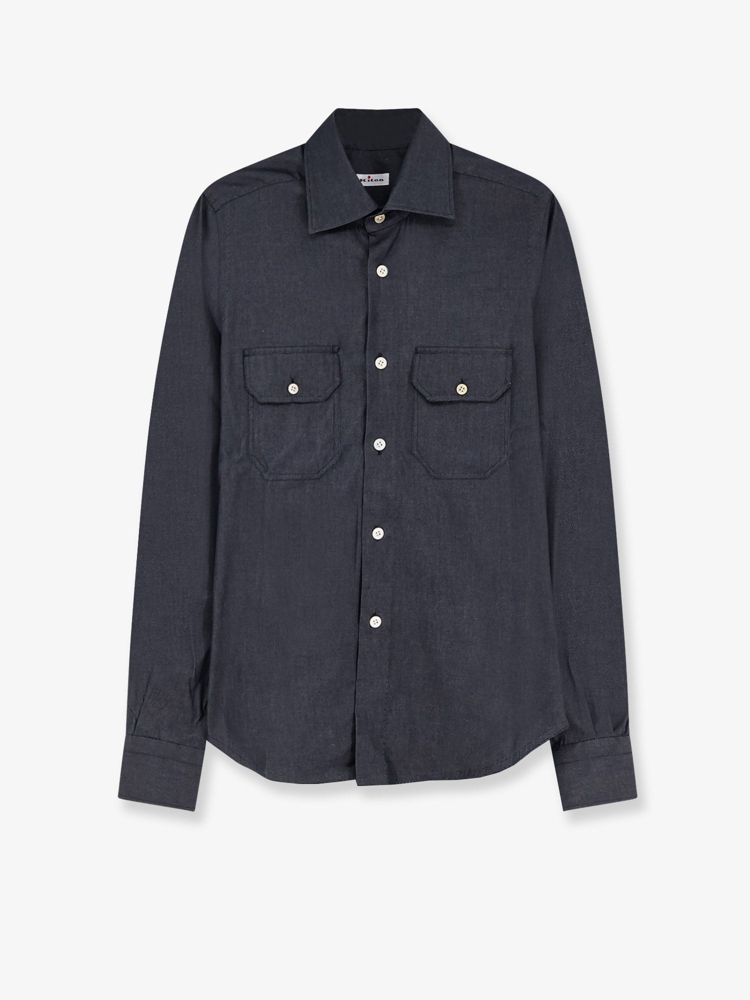 Kiton Men's Cotton Shirt Black