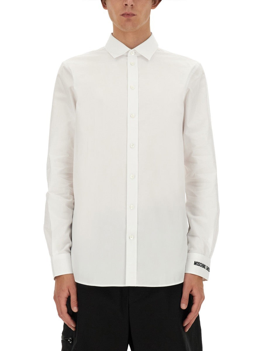 Moschino Men's Cotton Shirt White
