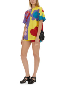Moschino Jeans Women's Cotton Shorts Multicolor
