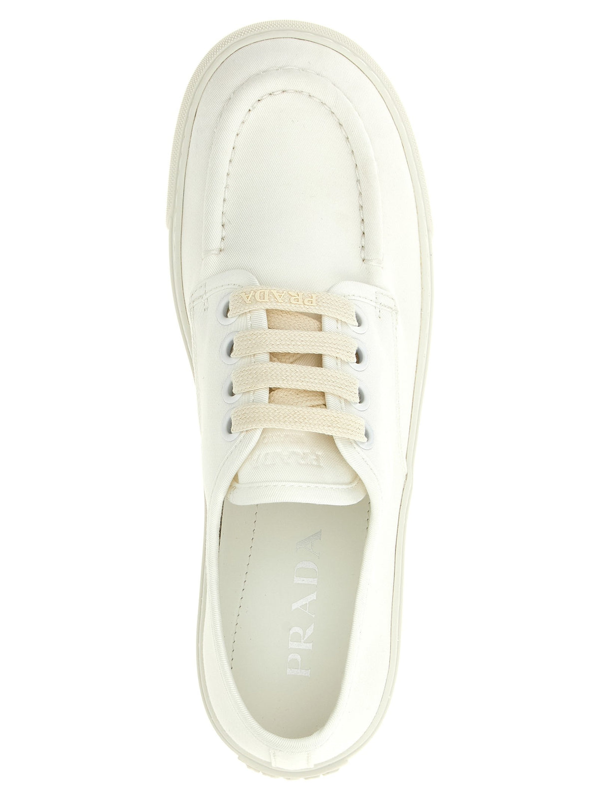 PRADA Cotton Sneakers White