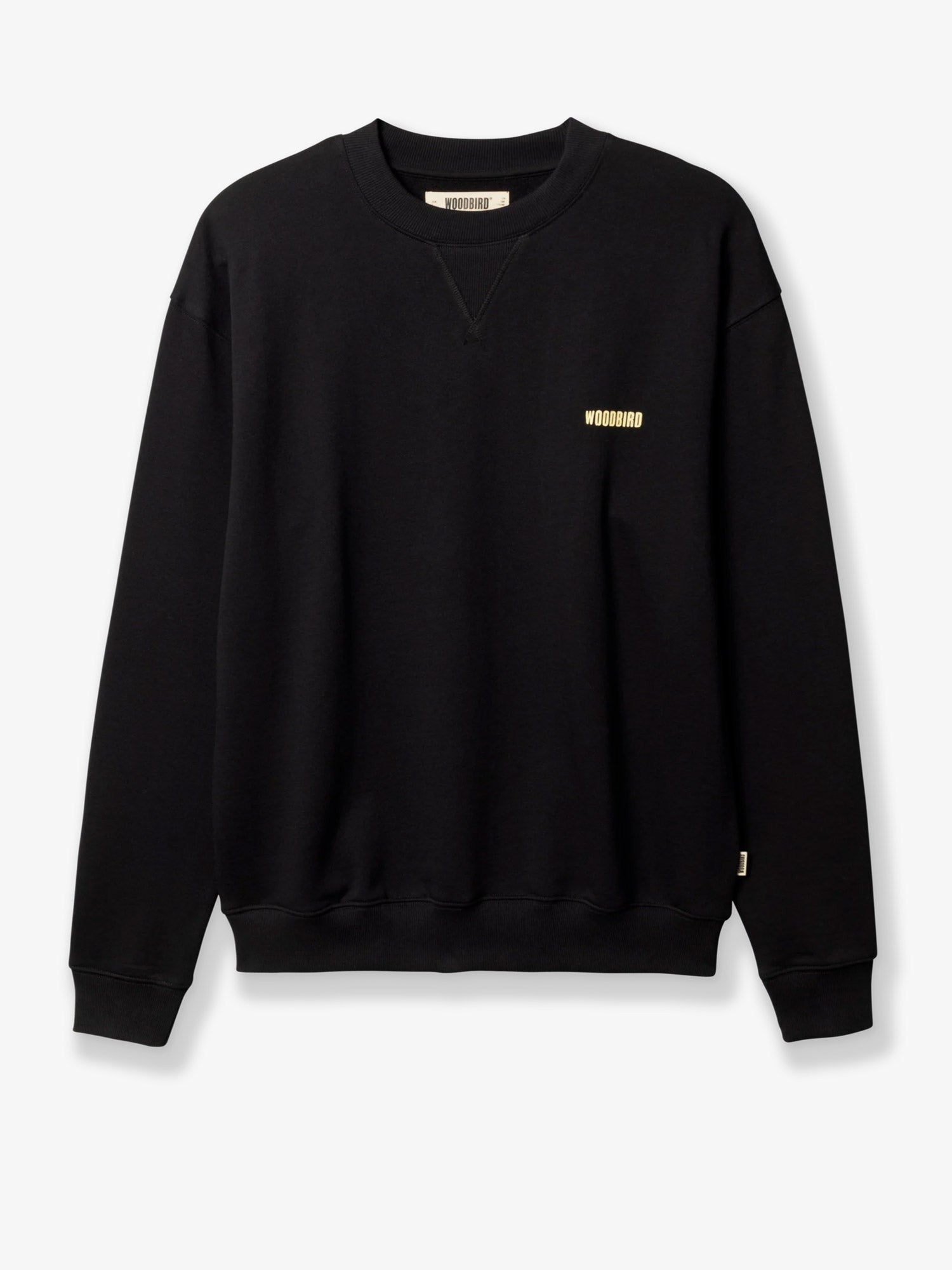 Woodbird Men's Cotton Sweater Black