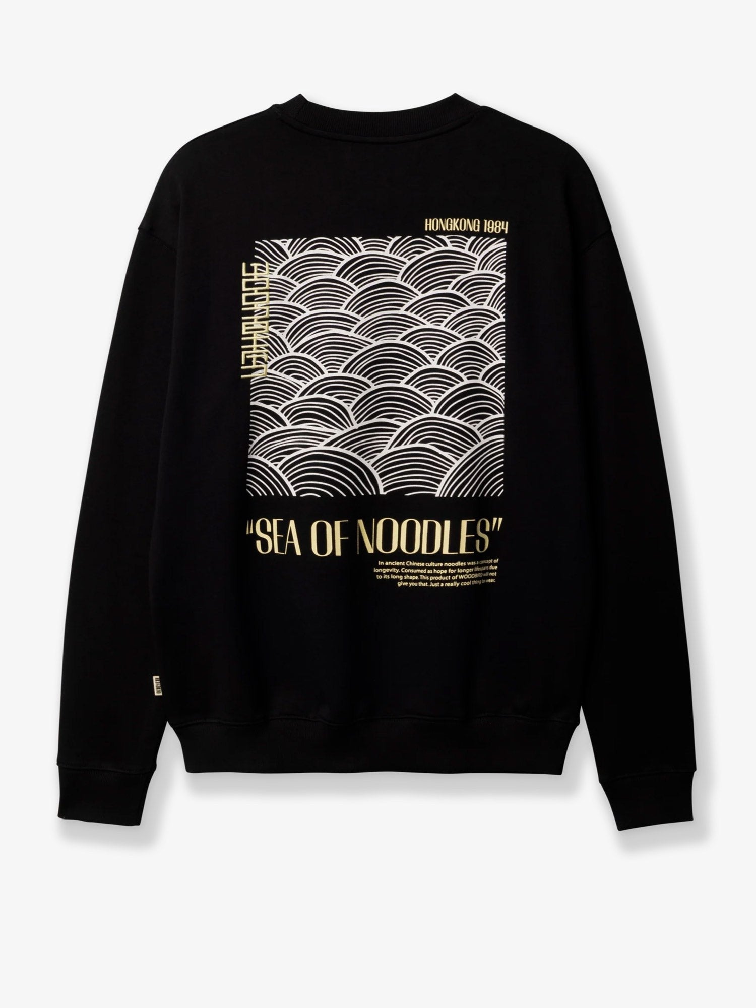 Woodbird Men's Cotton Sweater Black