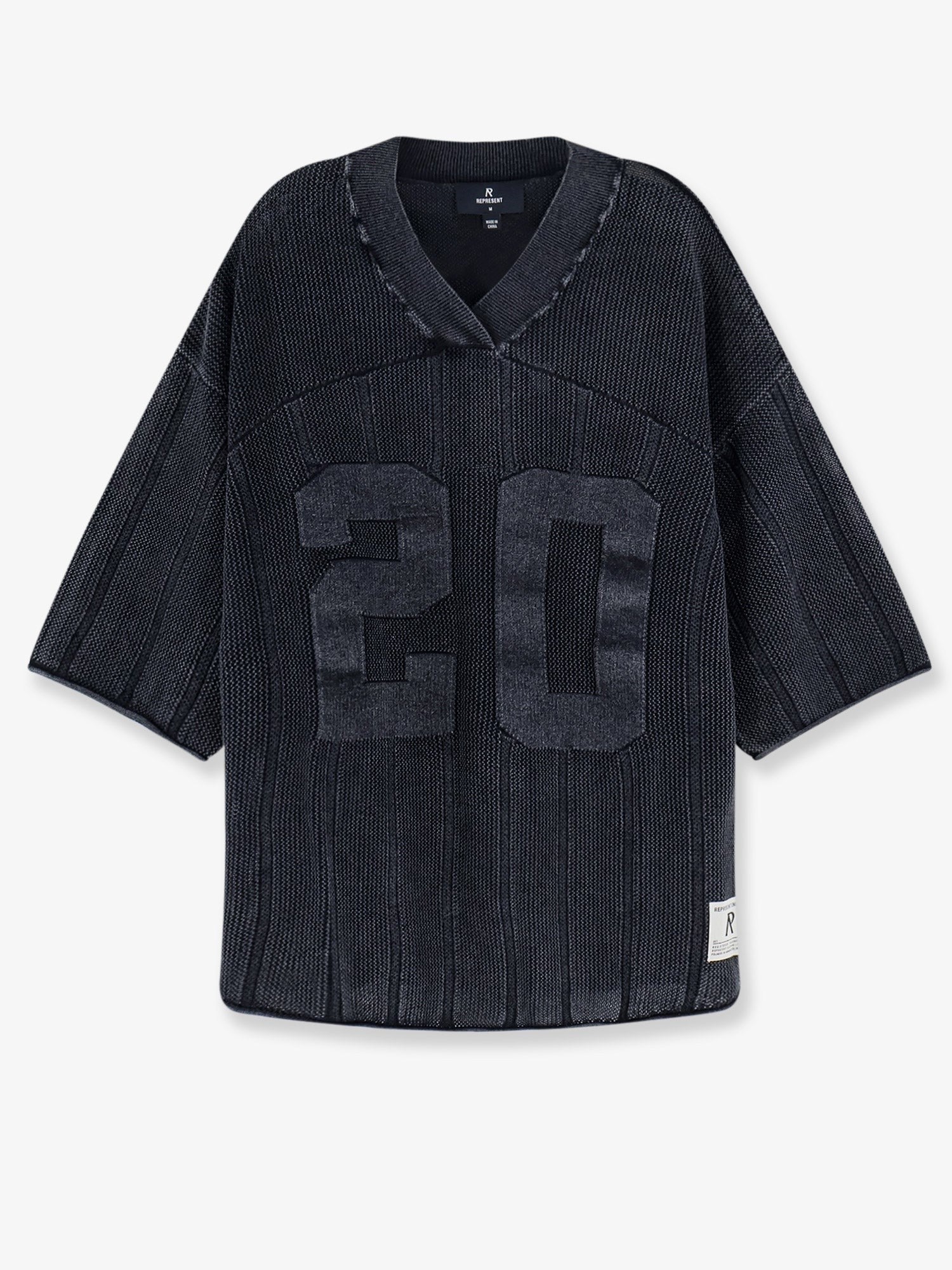 Represent Men's Cotton Sweater Grey