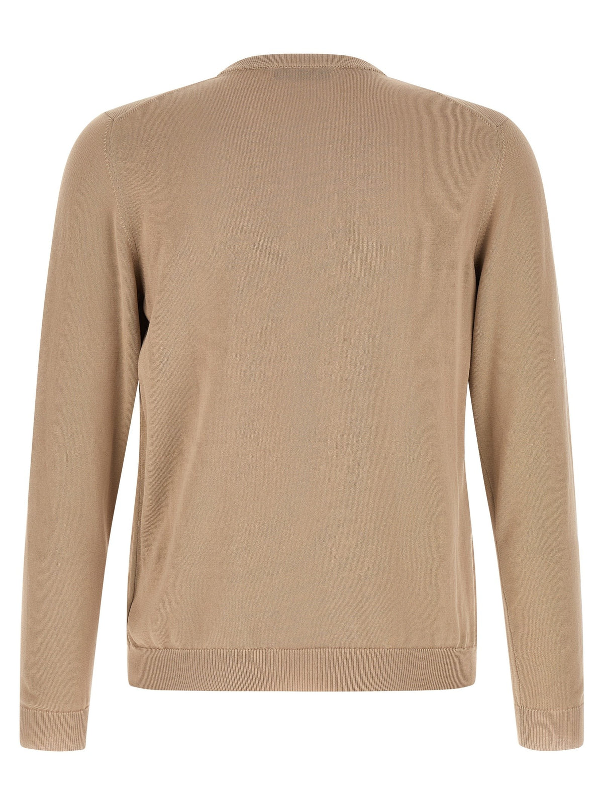Zanone Cotton Sweater Beige