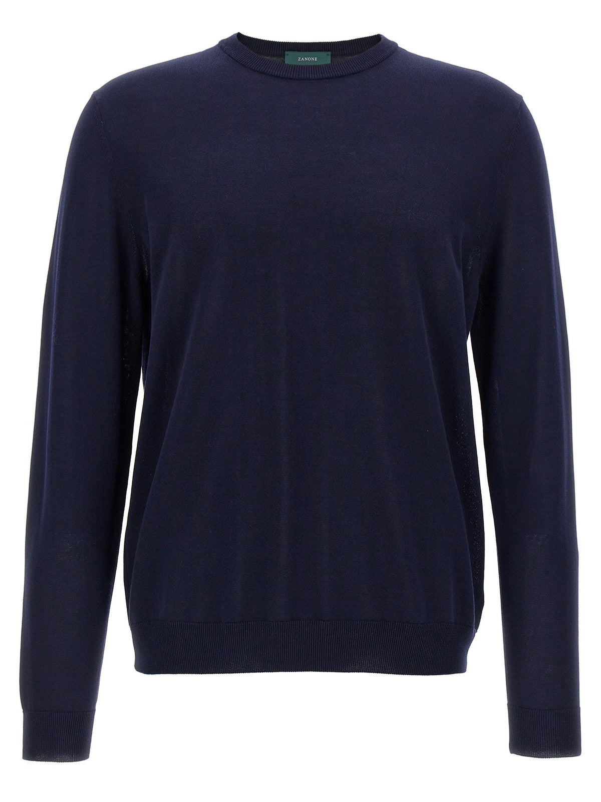 Zanone Cotton Sweater Blue