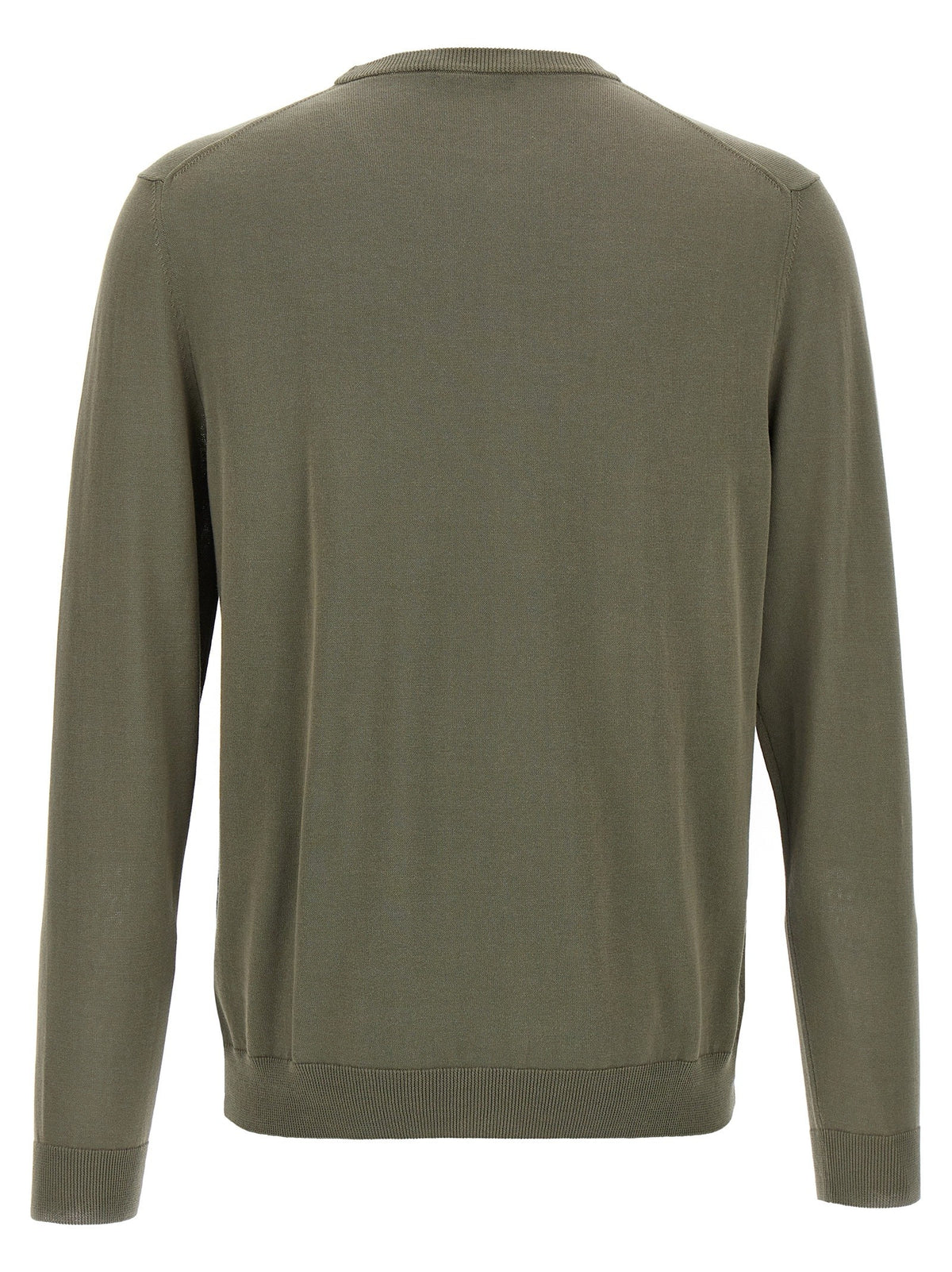 Zanone Cotton Sweater Green