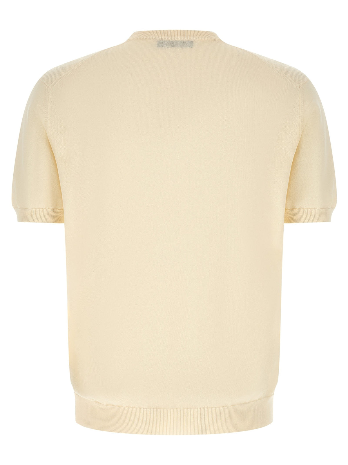 Zanone Cotton Sweater Beige