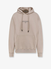 Off-White Men's Cotton Sweatshirt Beige