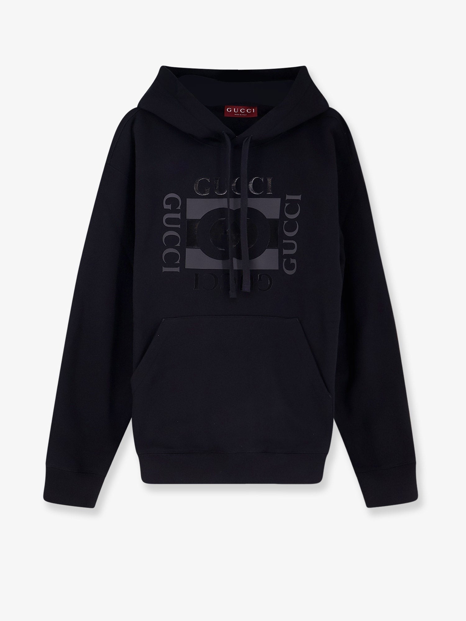 Gucci Men's Gucci Incrocio GG Hoodie Black