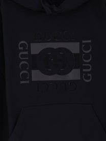 Gucci Men's Gucci Incrocio GG Hoodie Black