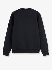 Stone Island Men's Cotton Sweatshirt Blue, view 2