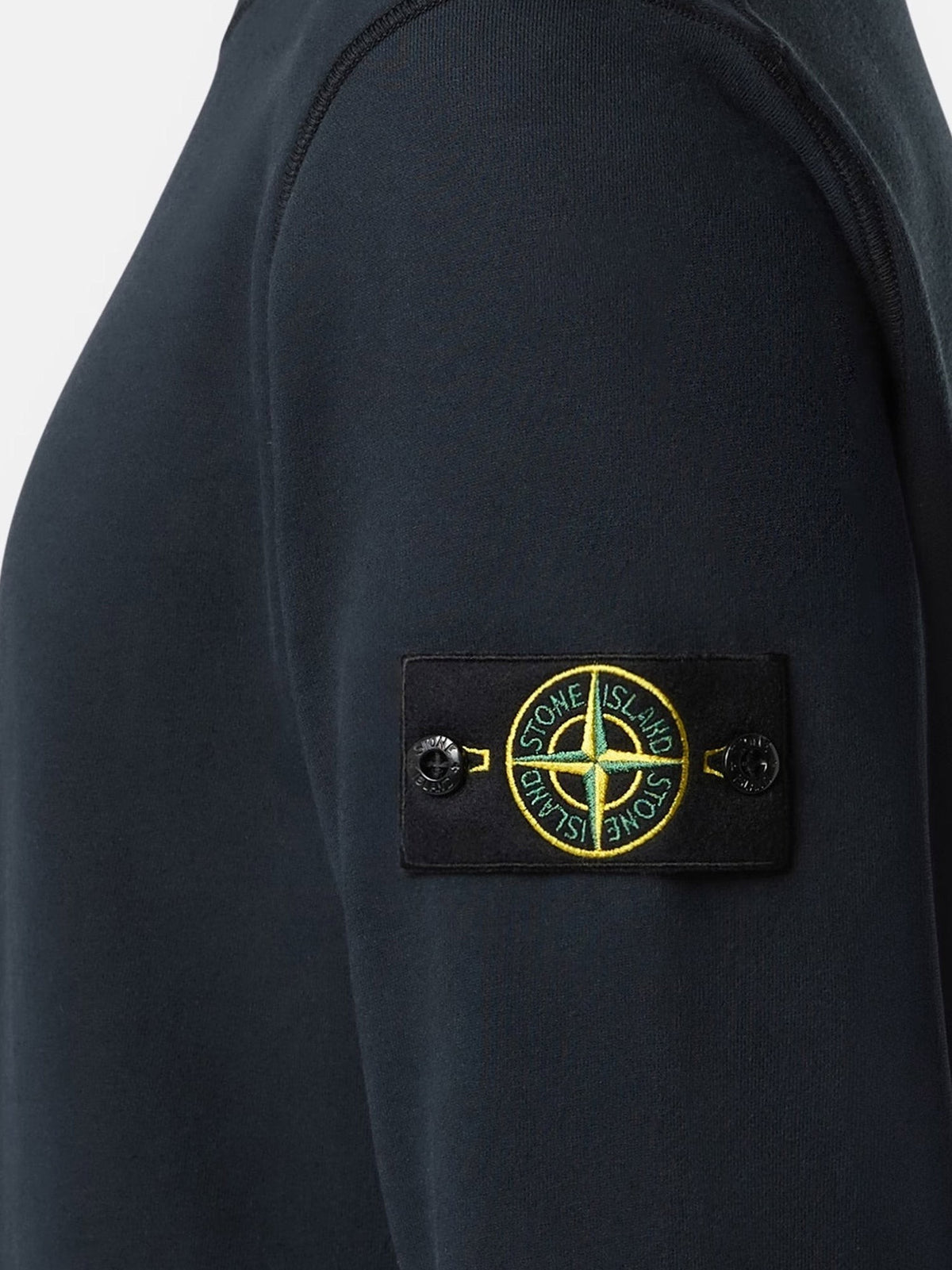 Stone Island Men's Cotton Sweatshirt Blue, view 3