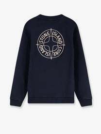 Stone Island Men's Cotton Sweatshirt Blue