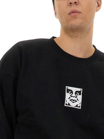 Obey Men's Cotton Sweatshirt Black