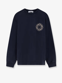 Stone Island Men's Cotton Sweatshirt Blue