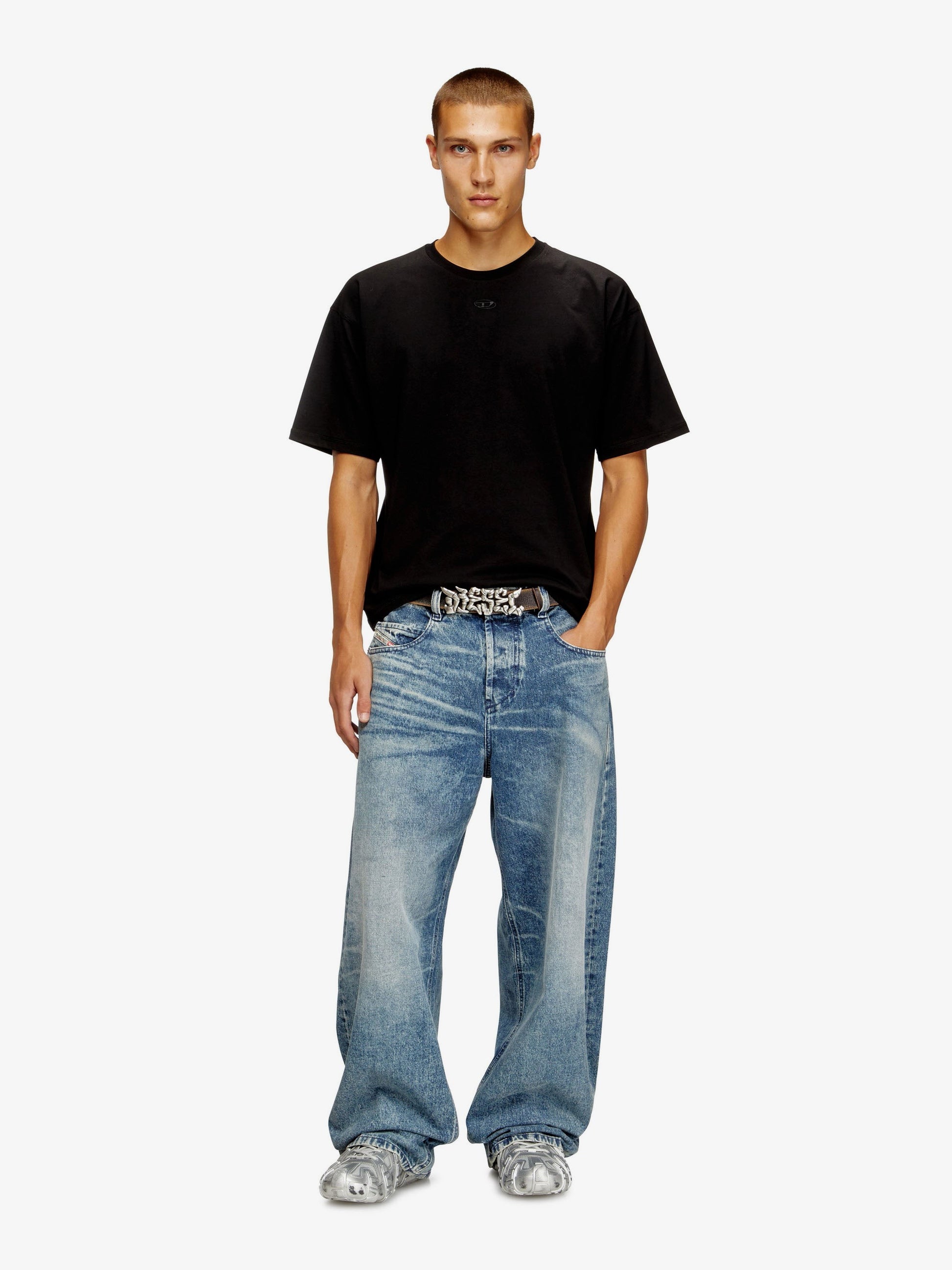 Diesel Men's Cotton Shirt Black
