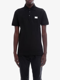 Dolce &amp; Gabbana Men's Polo DG Essential Black
