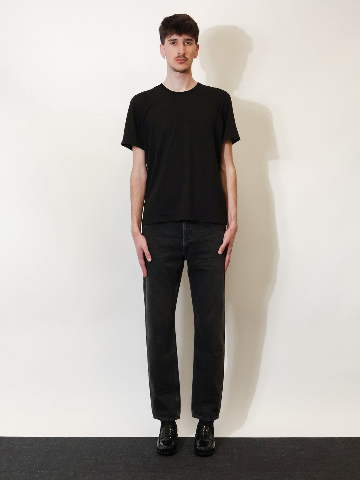 Saint Laurent Men's Cotton Shirt Black