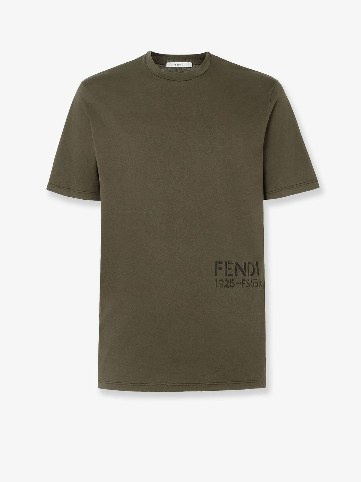 Fendi Men's Cotton Shirt Green